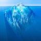 Iceberg representando la incontinencia urinaria